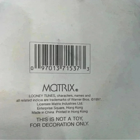 1997 vintage Looney Tunes Christmas ornament - Picture 3 of 4